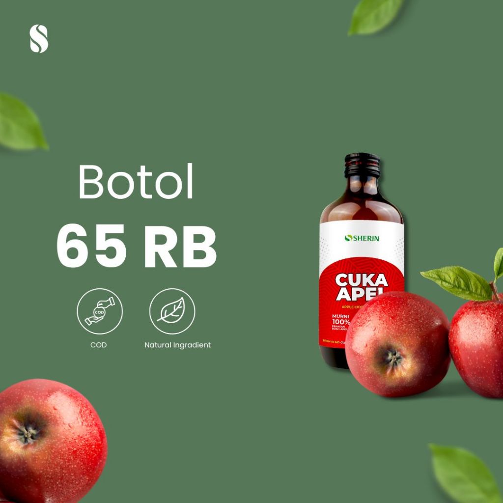 

Sherinherbs - Cukap Apel 1 Botol