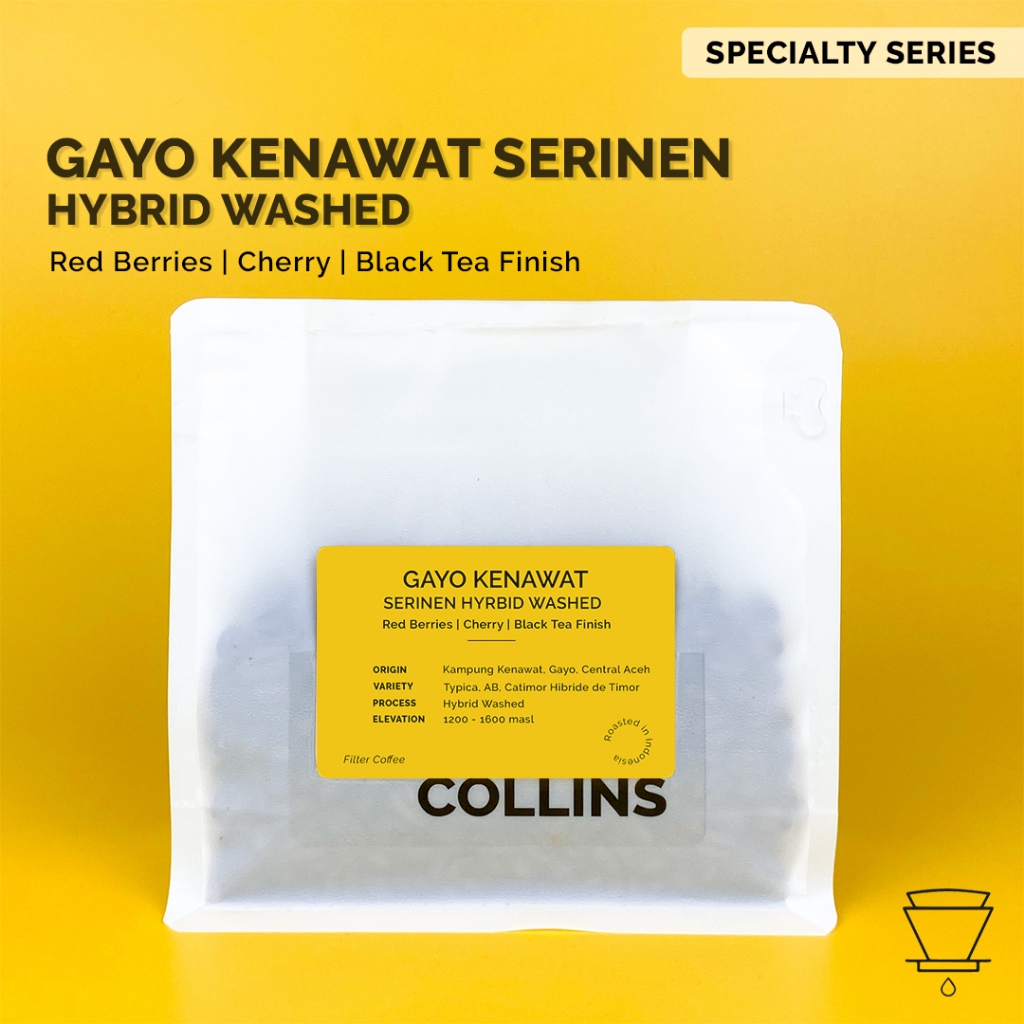 

Gayo Kenawat Serinen Hyrbid Washed | Filter Specialty Coffee | Collins Roasters