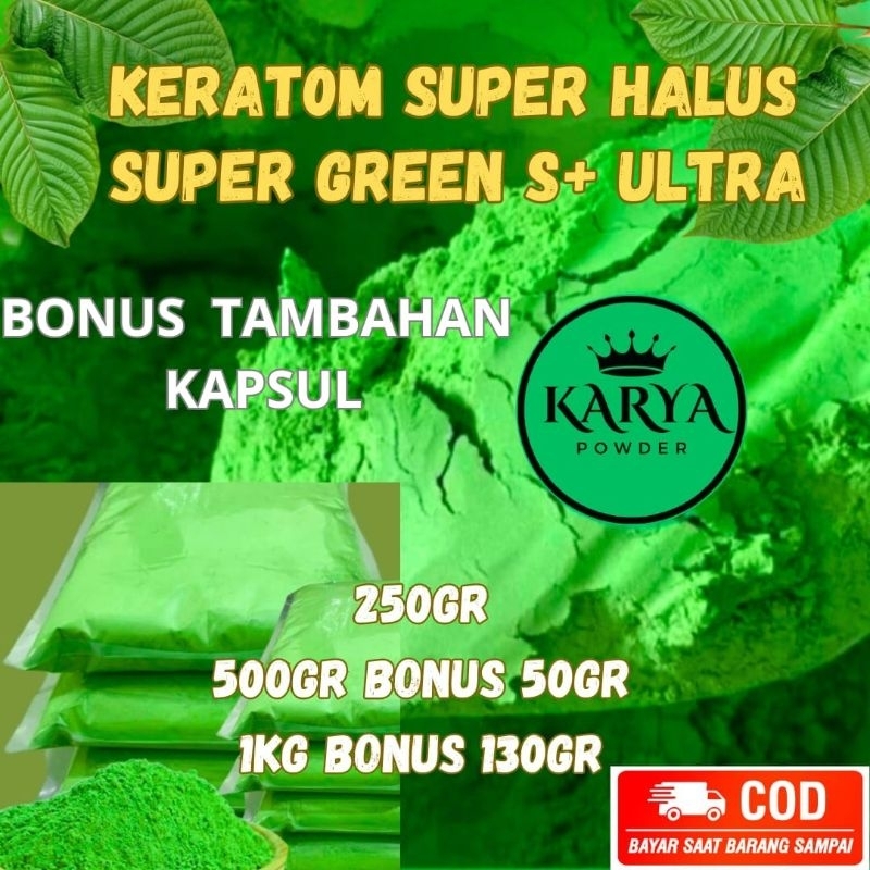 

bubuk Ketum/kraton0 karya powder teh