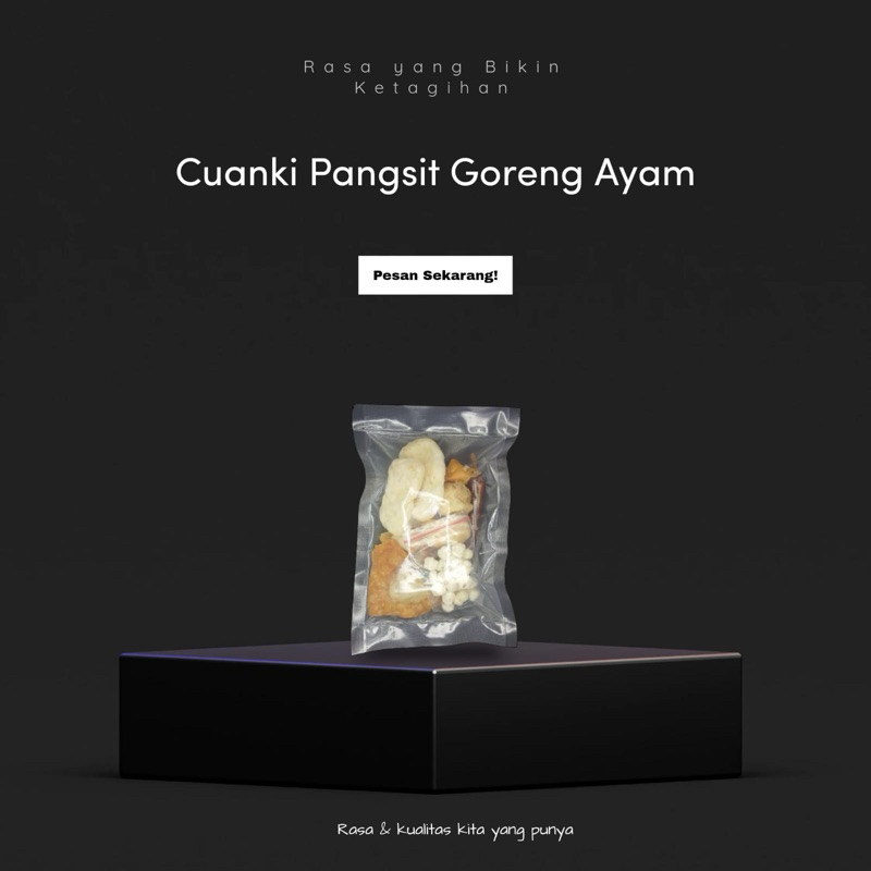 

cuanki extra pangsit ayam