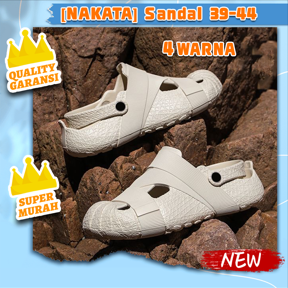 Murah  Sepatu Sandal Clog Runner Unisex Pria Wanita Karet Jelly Import Sepatu Sandal Pria Karet
