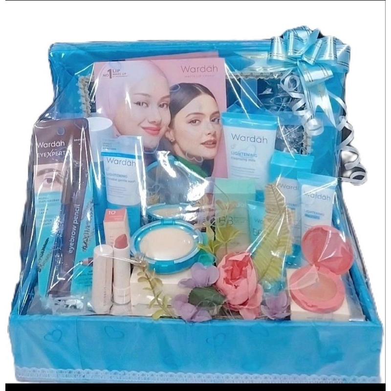 PAKET SESERAHAN WARDAH MAKE  UP/ PAKET HANTARAN NIKAH WARDAH KOMPLIT