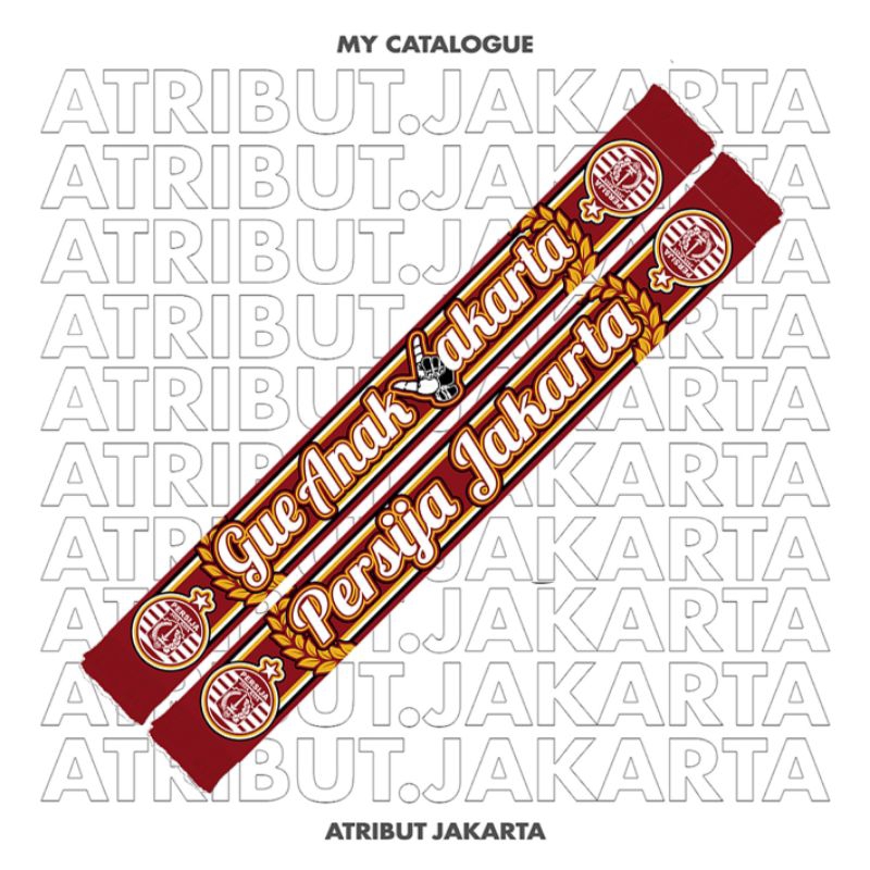 Scarf / Syal Persija Jakarta - Gue Anak Jakarta