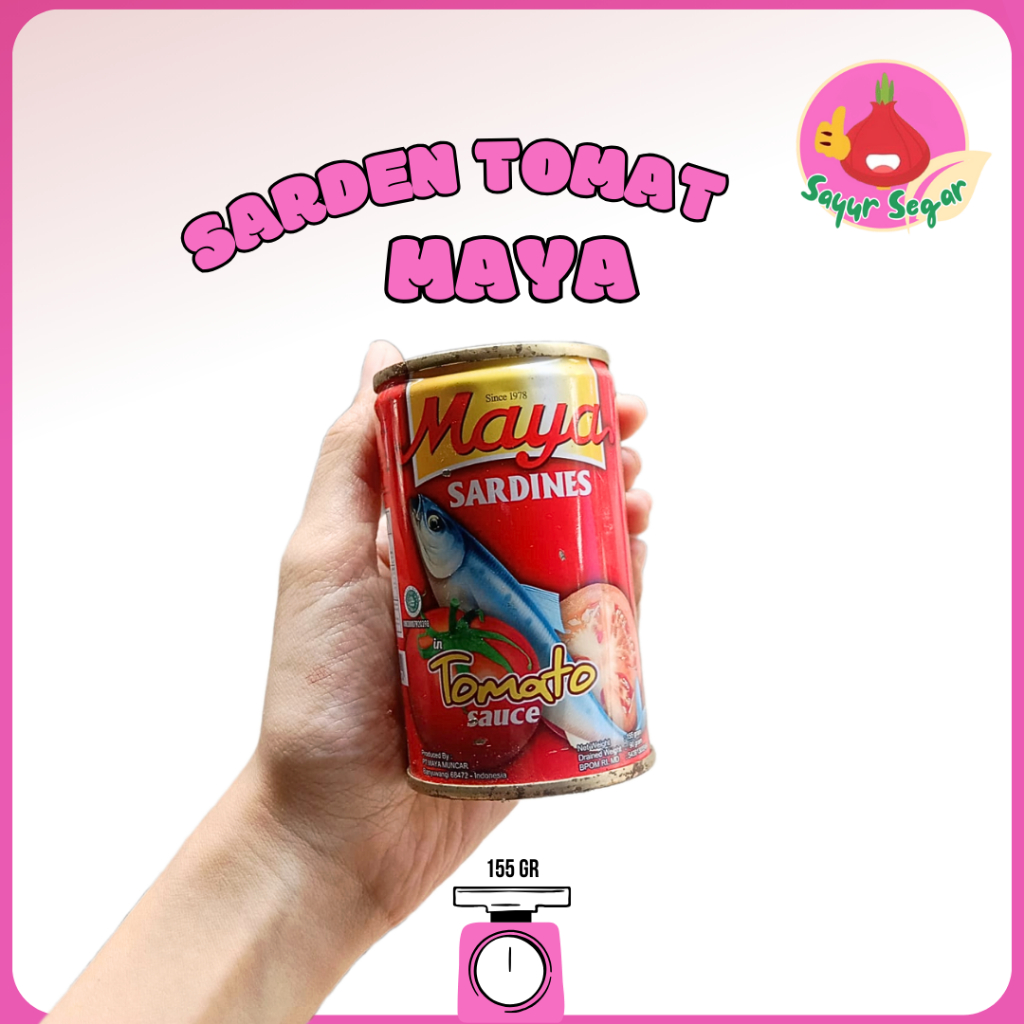 

Sayur Segar - Maya Sarden Saus Tomat 155 gr / Sardines Tomato