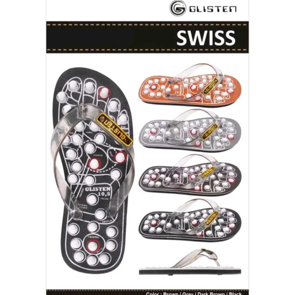 KODE H38U Sandal rematik kesehatan Glisten swiss