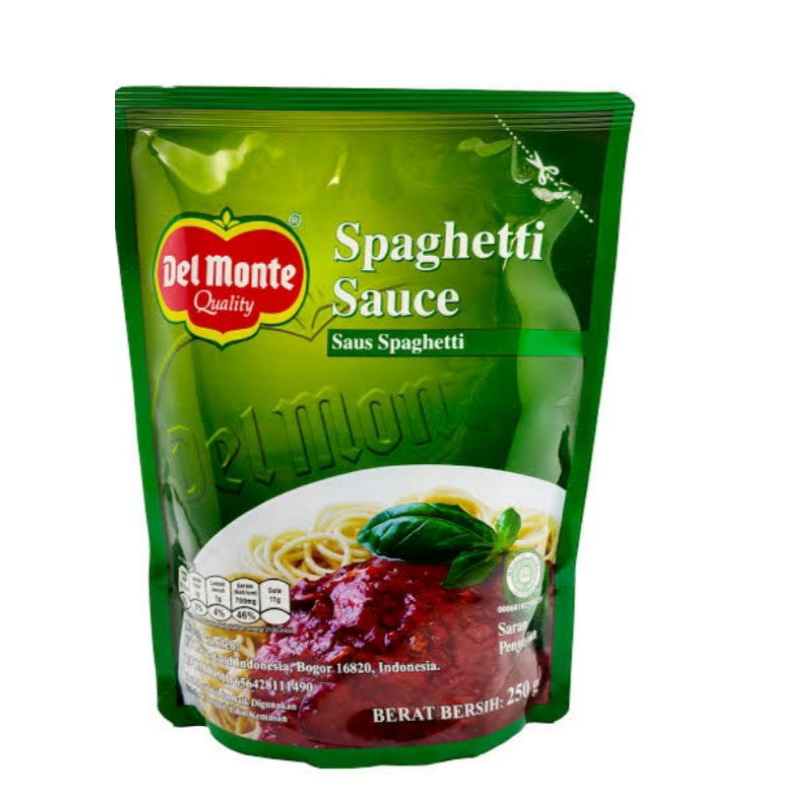 

Del monte spagetti sauce 250 gr