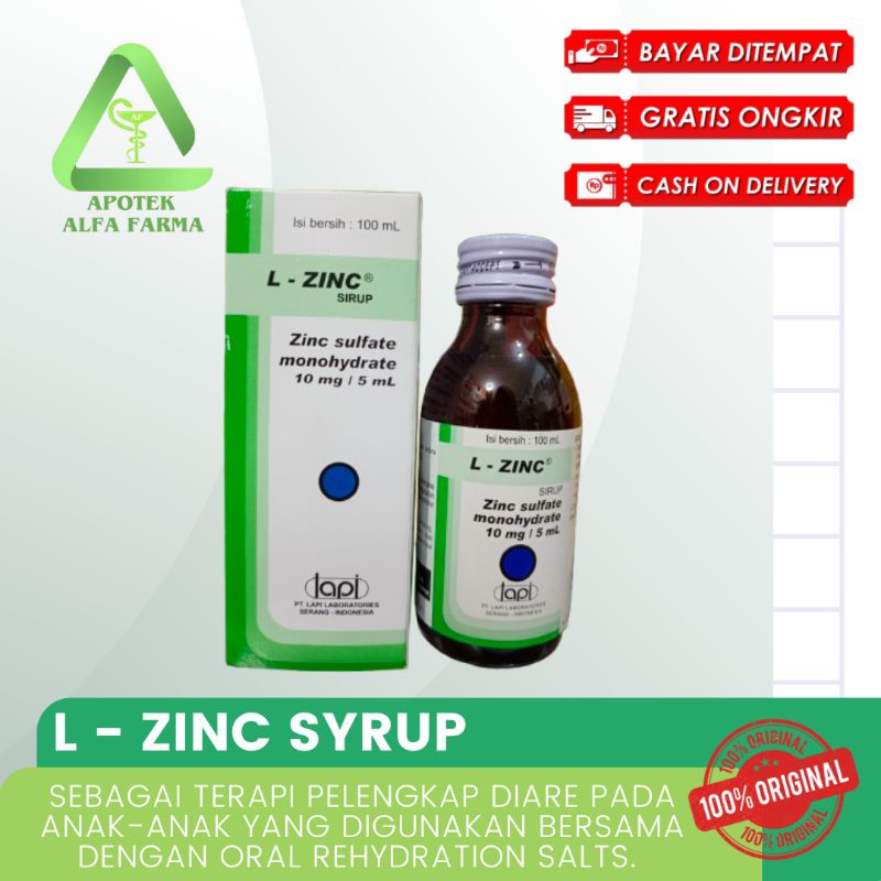 L-ZINC SYRUP 100 ML