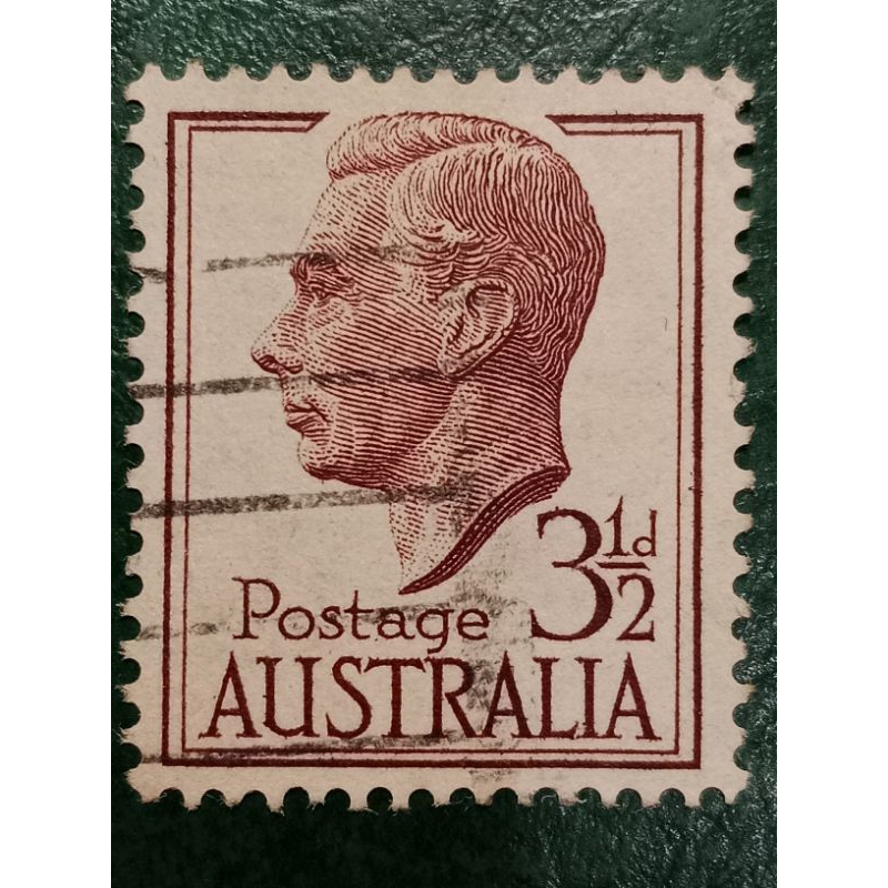 

Prangko Australia 3½ Penny King George VI Tahun 1951 USED