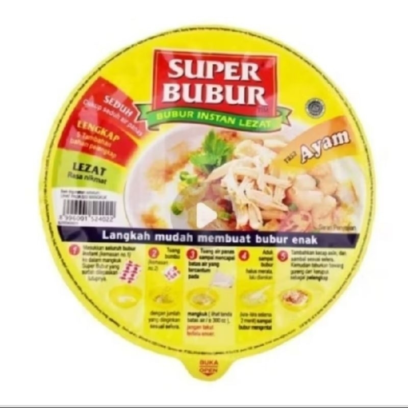 

Super Bubur Cup Rasa Ayam @64g