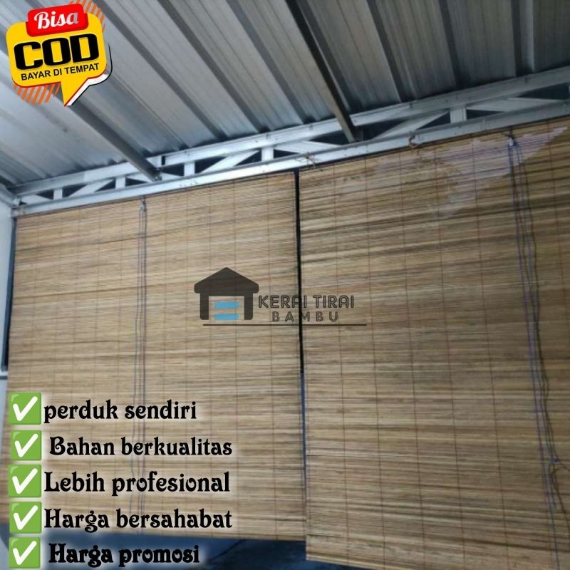 TIRAI BAMBU GULUNG