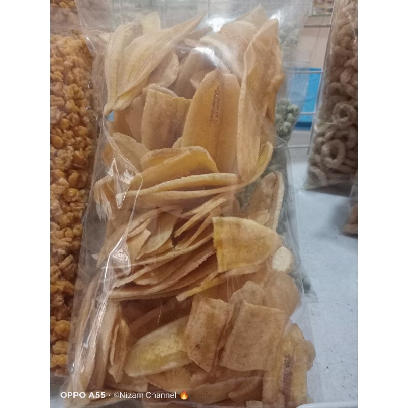 

keripik pisang panjang gurih asin, 1 kg