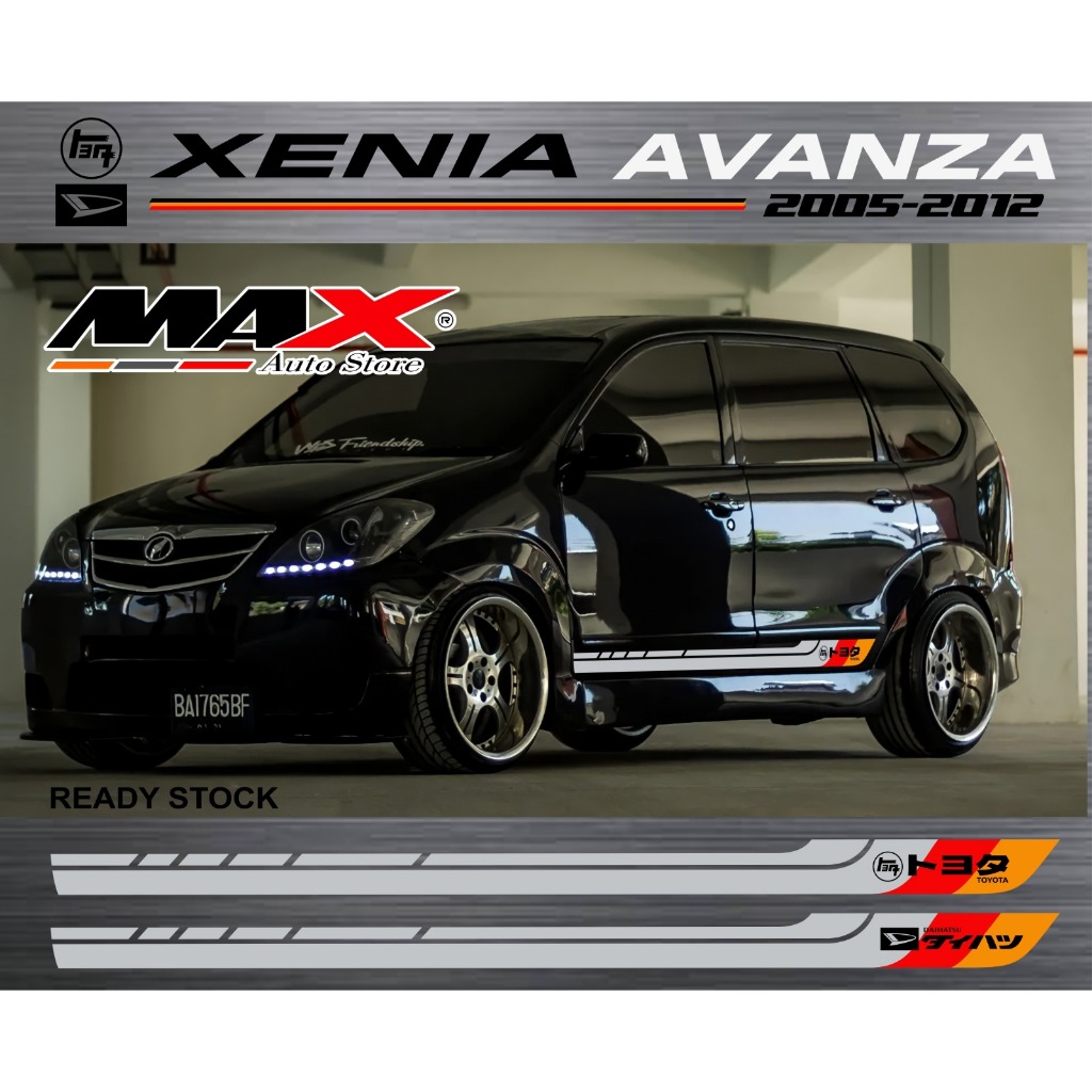 Sticker avanza xenia lama List body mobil avanza xenia lama