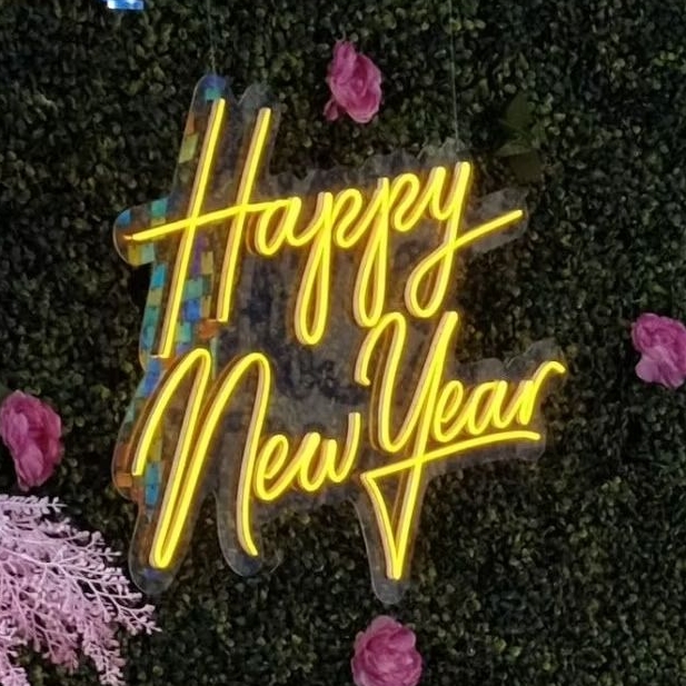 Dekorasi Lampu Tahun Baru / Happy New Year JUMBO