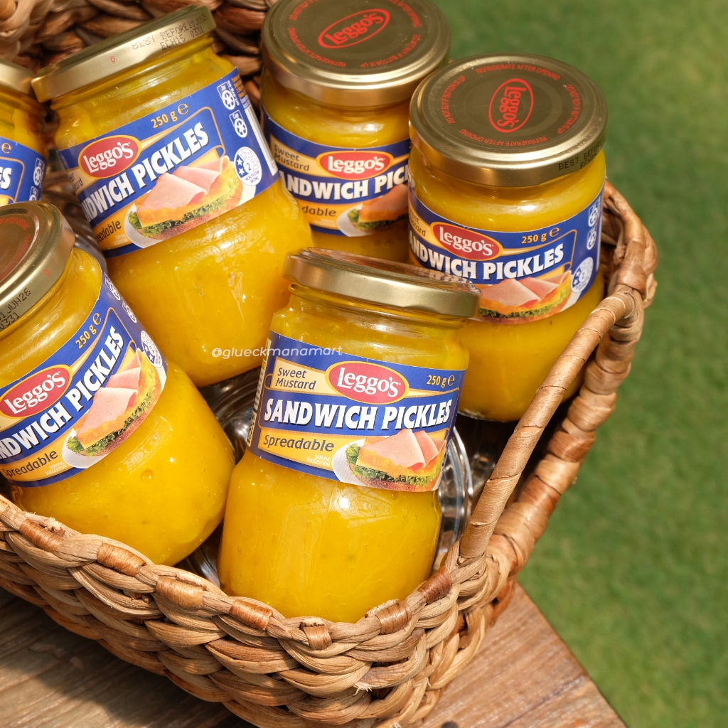 

Leggos Sweet Mustard Sandwich Pickles 250gr