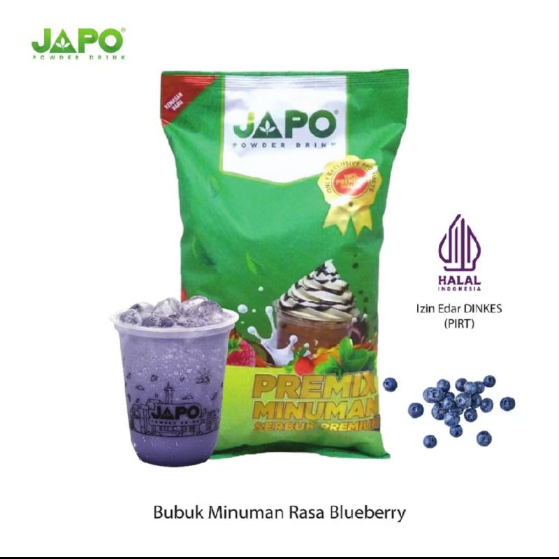 

Japo bubuk minuman 1kg blueberry