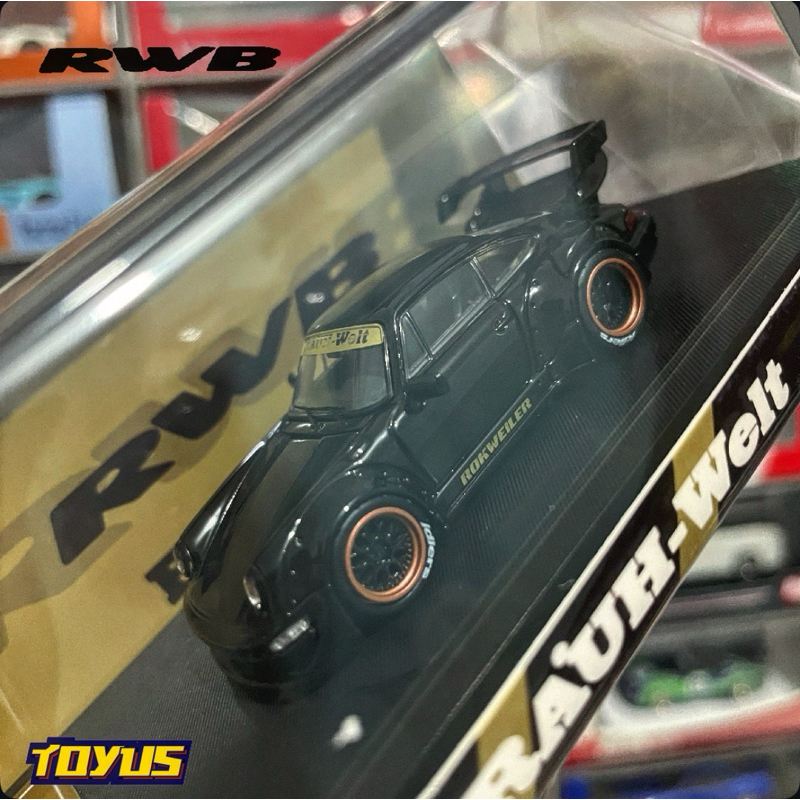 Star Model - Porsche RWB 964 GT Wing Rokweiler Black