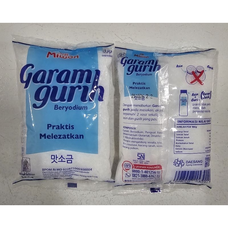 

Miwon Garam Gurih 250g Refill Pack