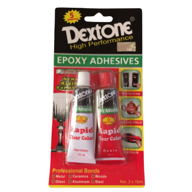 

LEM DEXTONE RAPID EPOXY CLEAR 5 MENIT ORIGINAL LEM PLASTIC STELL LEM SERBAGUNA