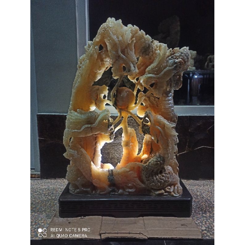 patung batu onik naga 9 alami