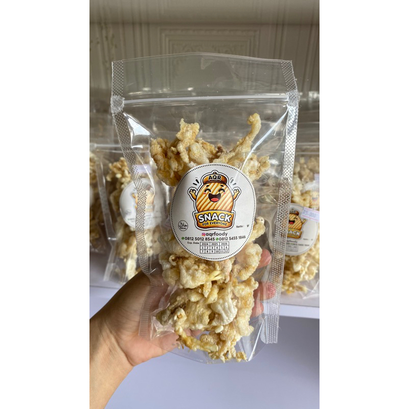 

Snack Rambak ceker/ keripik ceker tanpa tulang aqrfoody