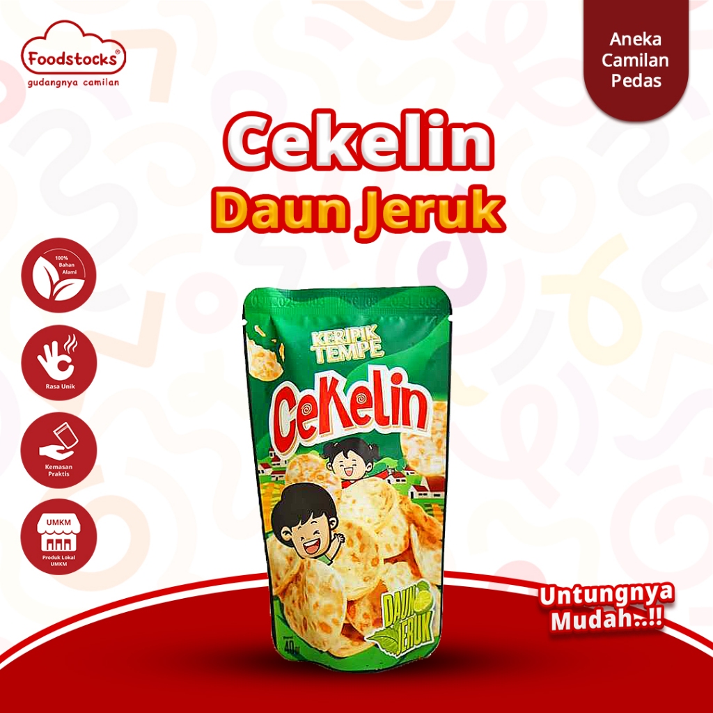 

Snack Cekelin Keripik Tempe Daun Jeruk 50 Gram