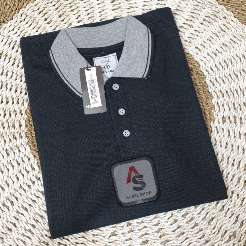 Recomended POLO SHIRT NEVADA 16 WARNA POLOS PRIA DEWASA M L XL XXL BIGSIZE JUMBO KATUN LAKOS  KAOS K