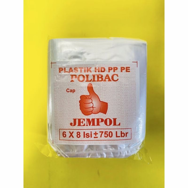 Plastik Polibag Semai Cabe ,Terong 6x8 Cap Jempol