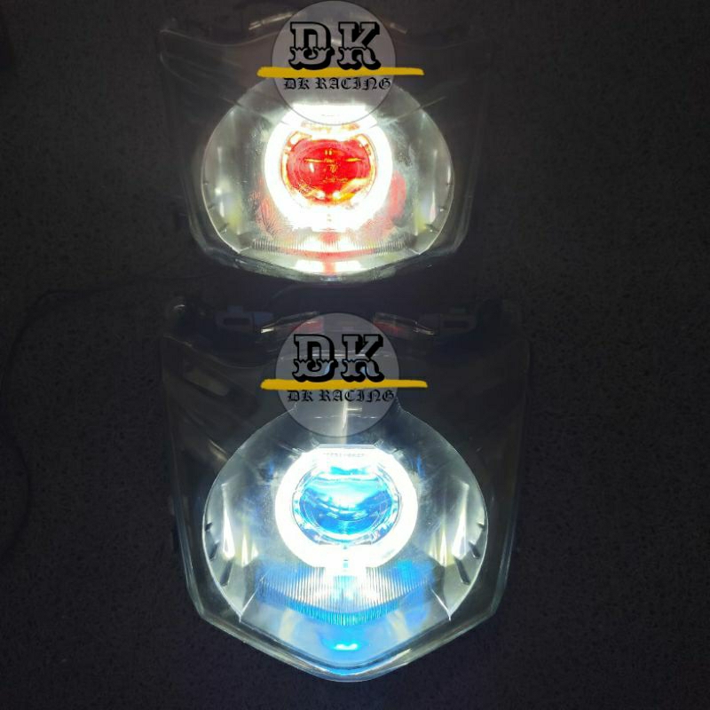 TERLARIS REFLEKTOR LAMPU DEPAN BEAT KARBU COSTUM BILED LED BERKUALITAS