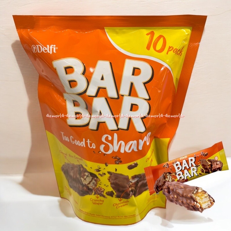 

Delfi Bar 10pack Bar Bar in Good To Share Snack Cemilan Coklat