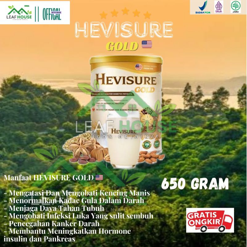 

HEVISURE GOLD Import USA KALENG - Susu Kacang Untuk Pengidap Diabetes