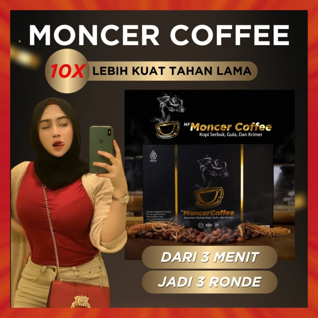 

[PROMO] Monceer Kopi Stamina Pria Tahan Lama Obat Kuat Herbal 1 Box Isi 8 Sachet Original Halal BPOM