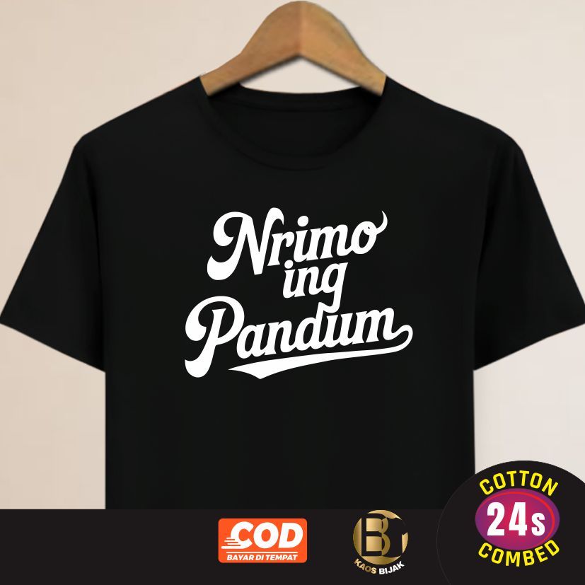 Kaos Jawa Nrimo ing Pandum Bijaksana Budaya Luhur