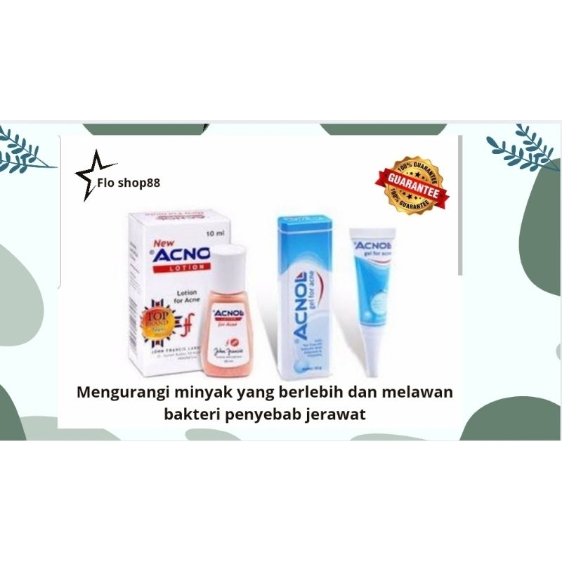 A - ACNOL / ACNOL JERAWAT / ACNOL LOTION / ACNOL GEL / ACNOL LOTION FOR ACNE / ACNOL GEL FOR ACNE / 