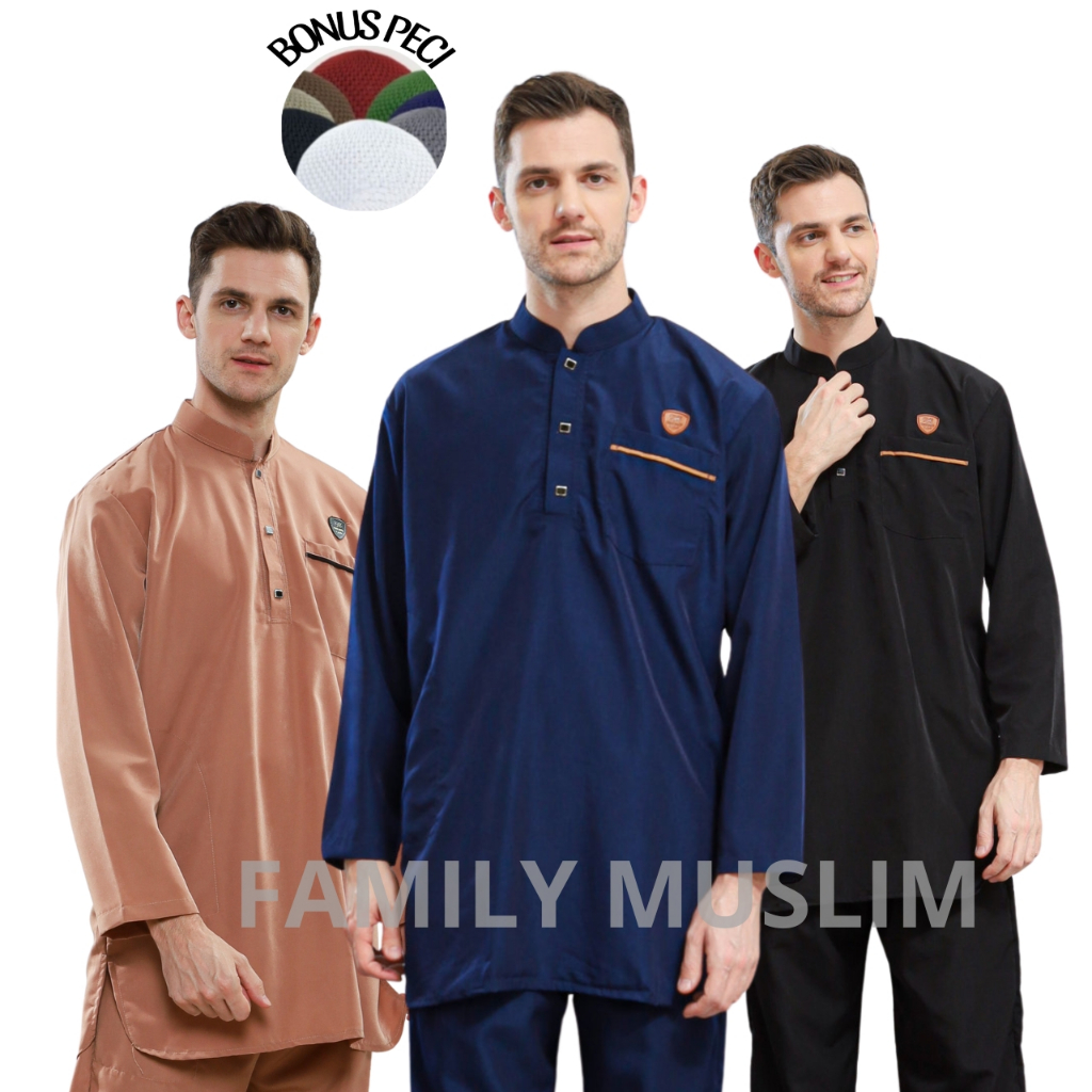 Setelan gamis pakistan pria remaja dan dewasa /Setelan baju koko/setelan jubah SKD