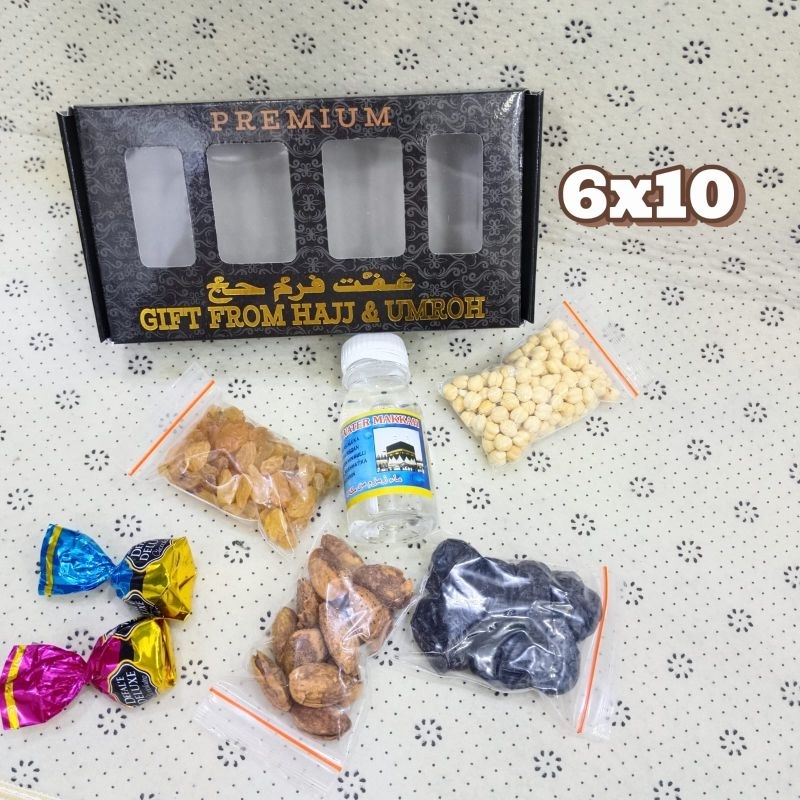 

Paketan Oleh Oleh Haji Premium Dengan Plastik Ukuran 6 x 10 Kualitas Original