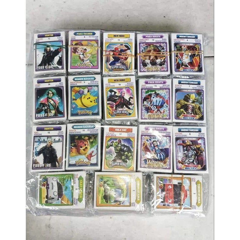 Mainan Kartu Kwartet DG Mainan Kartu Jadul