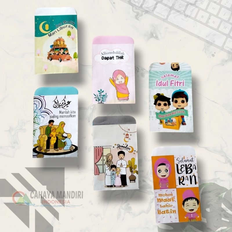 

Amplop Lebaran MOTIF KARTUN ISLAMI ( isi 10 pcs )