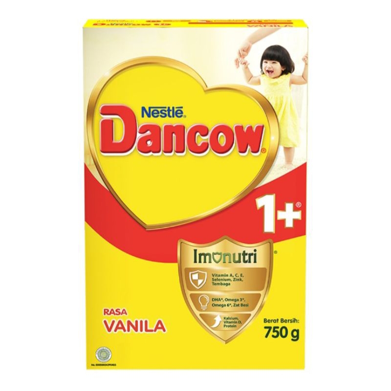 

Nestle Dancow 1+ Imunutri Susu Bubuk Pertumbuhan Anak 1-3 tahun Vanila 750 g