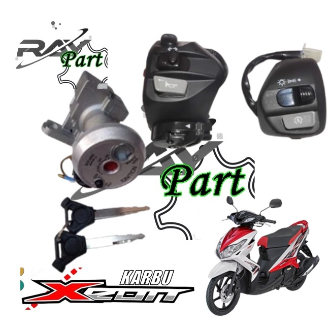 Kunci kontak Kunci Motor Xeon Lama, Xeon Karbu, Xeon gt 125, xeon Rc Plus saklar kiri kanan
