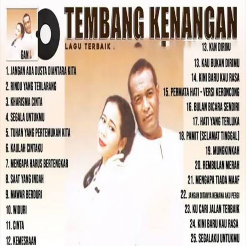 Album Tembang Kenangan Flashdisk 32GB hits dan populer