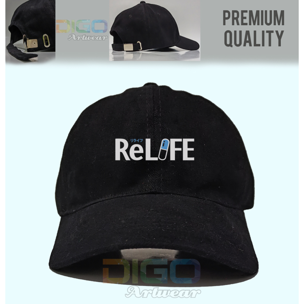 Topi Relife Anime Premium Cotton