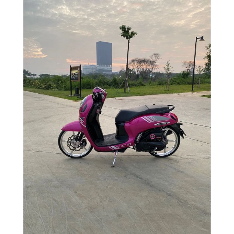 STRIPING SCOOPY NEW 2021 -2024 TRANSPARAN DESAIN CUSTOM ORIAN