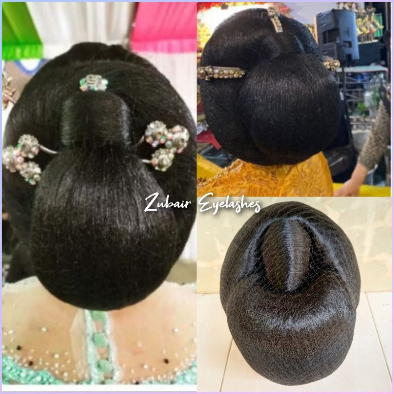 Sanggul Jawa Klasik|| Sanggul Sinden|| Ukuran Dewasa