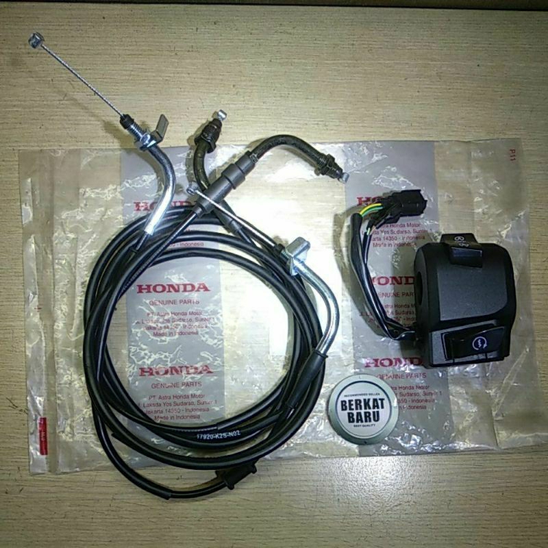 Holder kanan Kabel Tali Gas SET Honda Vario 160 K2S