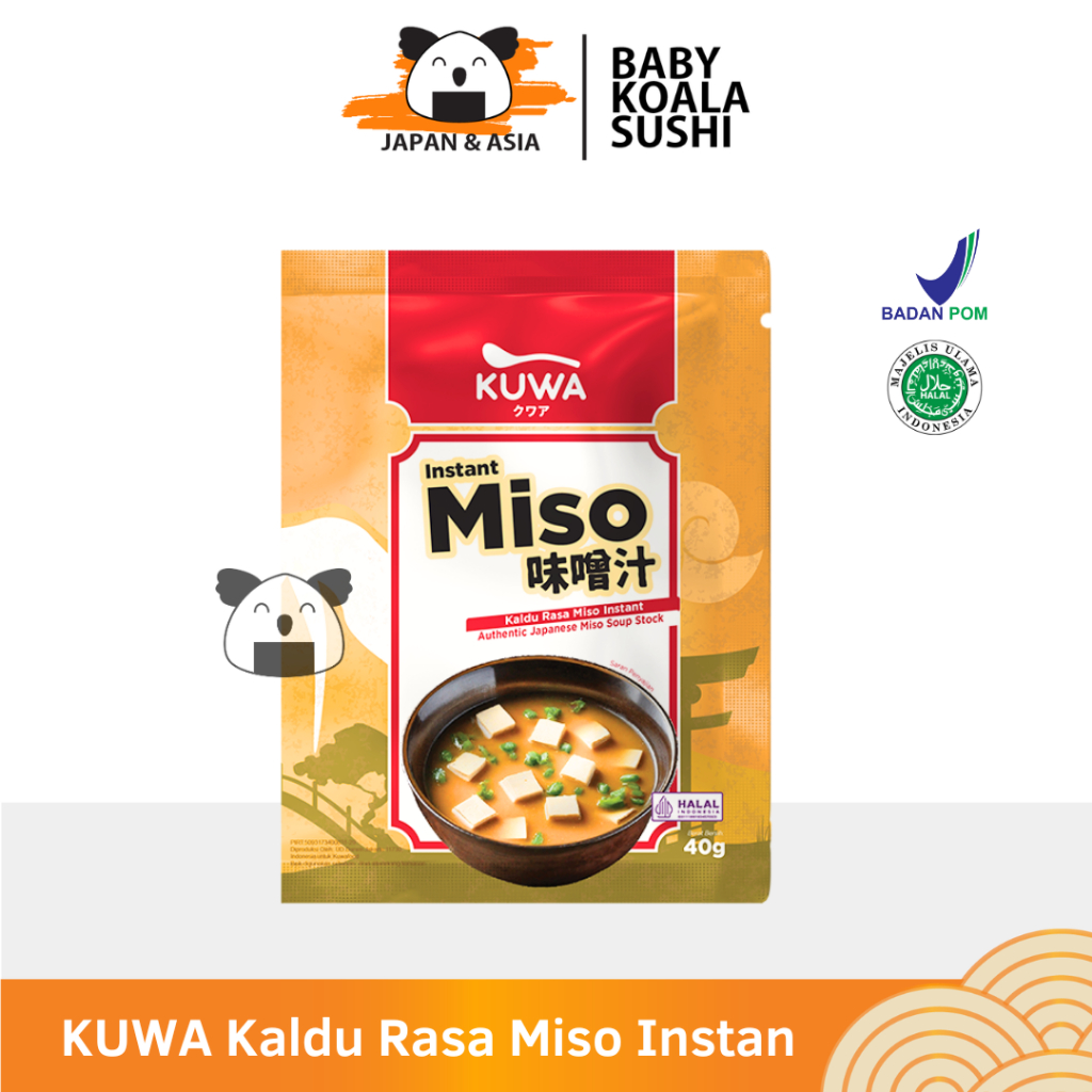 

KUWA Kaldu Miso Instan 40 g Halal | Sup Miso Ala Jepang