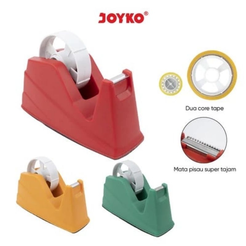 

TAPE DISPENSER TC-110 JOYKO / TAPE CUTTER TC110 DUAL CORE / TEMPAT ISOLASI TC 110