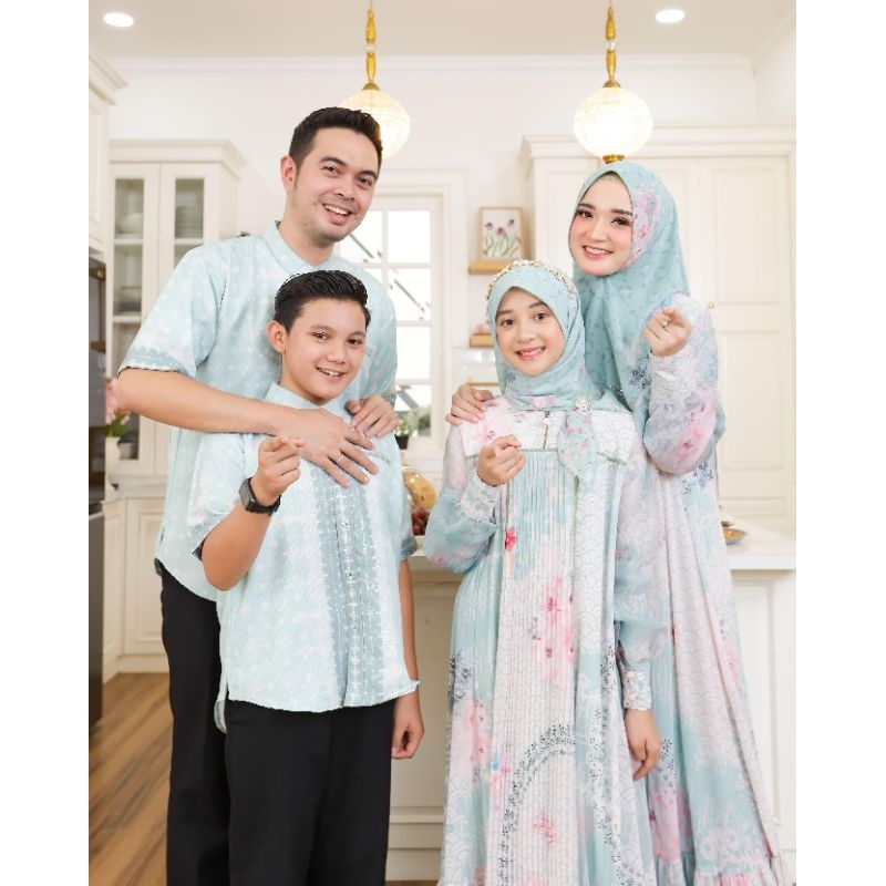 SALORA  EID SERIES Sarimbit Eldeena  Kemeja Couple Ayah Anak By Eldeena Rhyn Ori