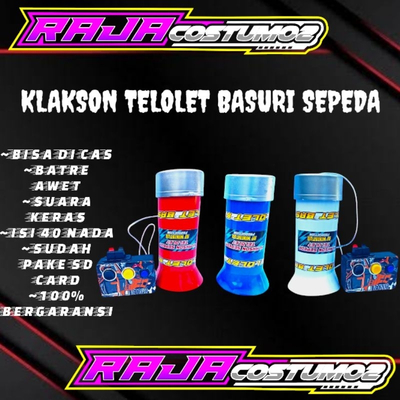 KLAKSON TELOLET BASURI SEPEDA / BASURI SEPEDA /TELOLET BASURI SEPEDA TYPE MODUL