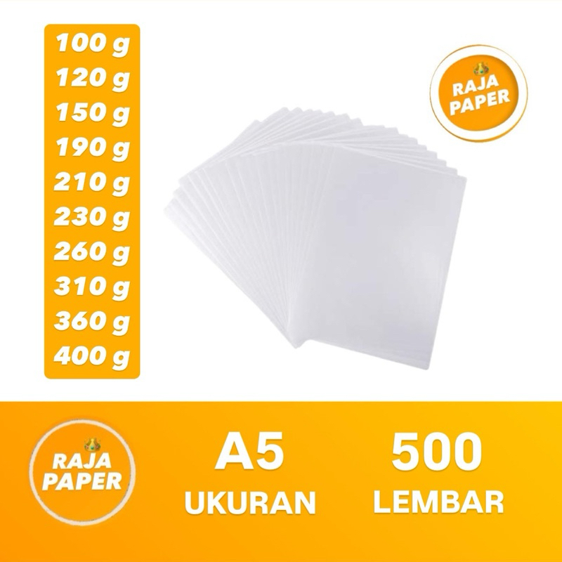 

Kertas Art Paper Art Carton Ukuran A5 500 Lembar 100 120 150 190 210 230 260 310 360 400 Gsm Gr Gram ( 148 Mm x 210 Mm ) / ( 14.8 Cm x 21 Cm ) 1 Rim 500 Lbr 500 Pcs Art Paper Glossy Art Karton Art Carton Glossy Art Karton Glossy