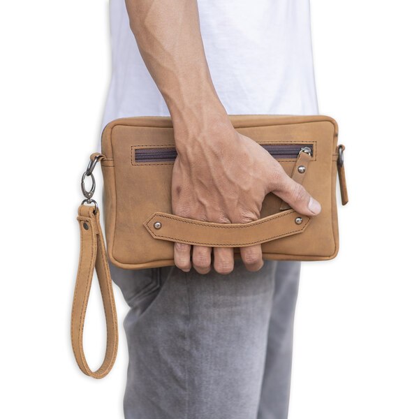 Jayuwan SLBC Clutch Crazy Horse Genuine Leather